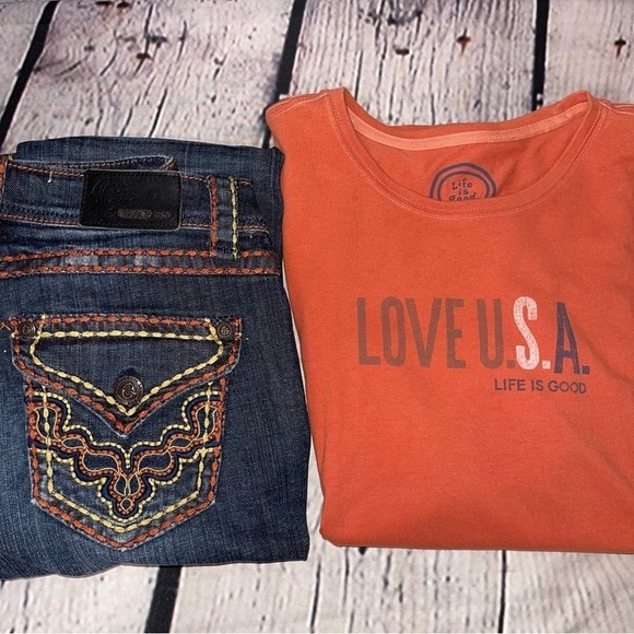 Life is good T-shirt medium - Picture 1 of 4